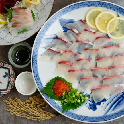 【3小时畅饮】保证包间,九州美食套餐,8道菜,5980日元【享用龙虾和鰤鱼】