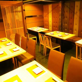 ◆日式/西式包房◆您可以享受以日式和西式风格包裹的幸福包房空间。请随意将小组分成小组！