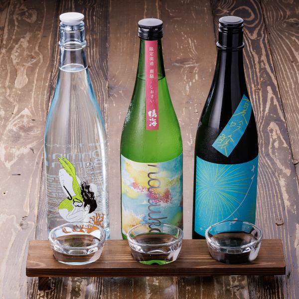 【昼のみにもピッタリ◎】日本酒3種飲み比べ！昼からお得に楽しめるお店