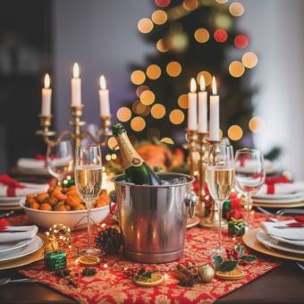 December 23rd to 25th only ★ Christmas course 5,500 yen ★ Includes 2 hours of all-you-can-drink