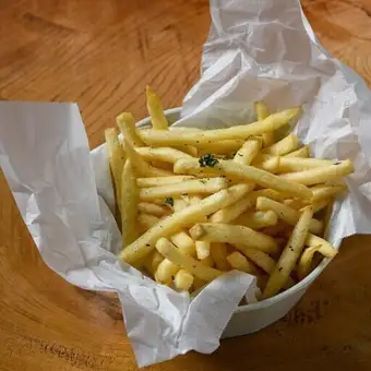 French fries with salt and pepper