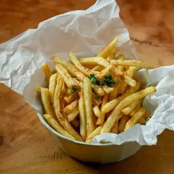 French fries with Cajun spice