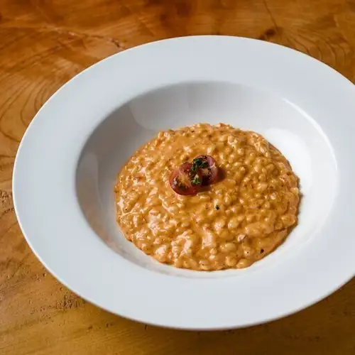 Tomato cream risotto