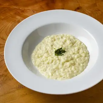 Cheese cream risotto