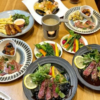◆国産牛グリルサーロインステーキコース◆5,000円 (税込)