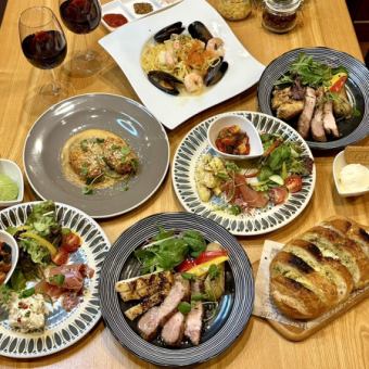 【飲み放題２時間付き!!】女子会グリルステーキコース[期間限定特別価格]4500円(税込)