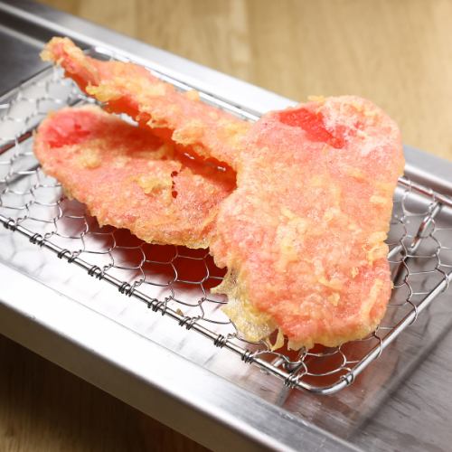 Red ginger tempura 3 pieces