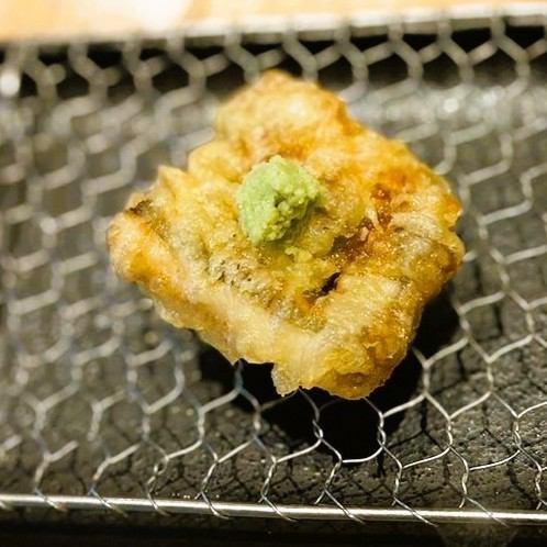 Thick! White conger eel tempura (wasabi) 1 piece