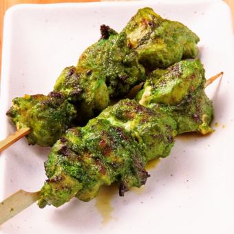 chicken cilantro skewers