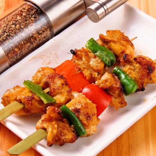 Chicken pepper skewers