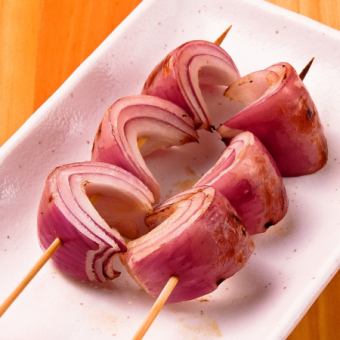 red onion skewers