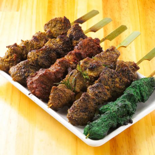 Mutton skewers assortment (6 skewers)