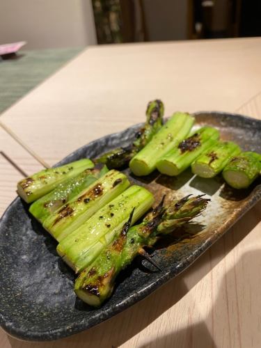 Asparagus skewers from Saga prefecture