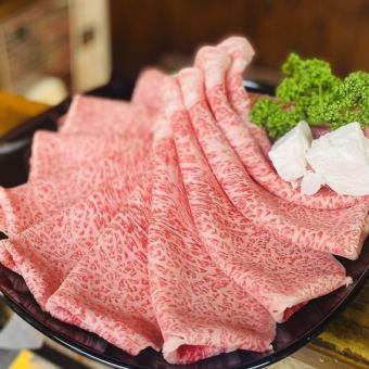 【料理のみ】肉屋の京風すき焼きコース6品5000円(税込)