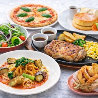 【2月限定特価】お料理6品+パンケーキ付き!プチパーティープラン(2名様から)3,000円(税込)