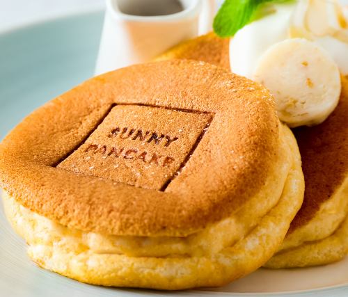 用群马县的食材制作的蓬松煎饼