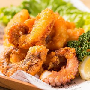 Deep-fried octopus