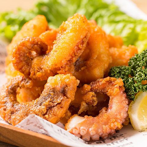 Deep-fried octopus