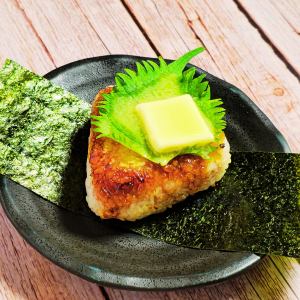 Grilled Rice Balls with Butter and Soy Sauce