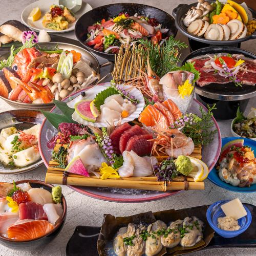 【NEW】種類豊富な北海道の海鮮料理が登場！至高の創作和食をぜひご堪能あれ◎