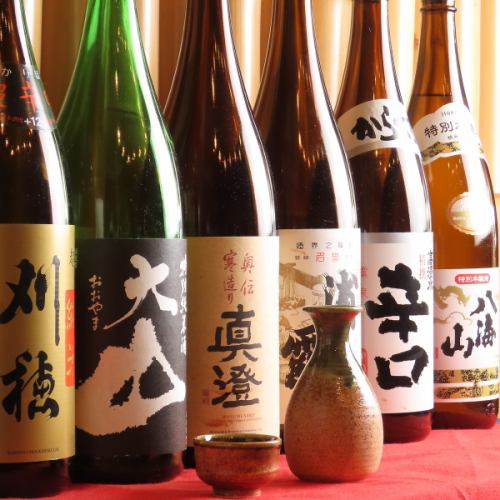 日本酒取りそろえ