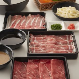 【ランチ食べ放題】栗豚と牛しゃぶコース