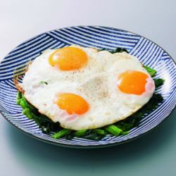 시금치 달걀