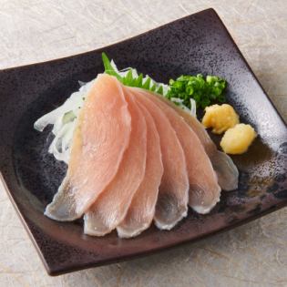 Chicken sashimi (low temperature cooking)