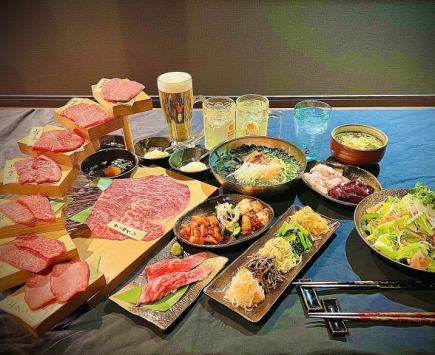 【On a special day.Rare cut, whole head of beef: TAKUMI course (with all-you-can-drink)