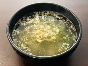 わかめスープ/もやしスープ/たまごスープ/野菜スープ