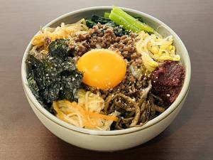 No-cook bibimbap