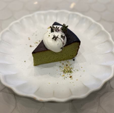有機抹茶バスクチーズケーキ（グルテンフリー）