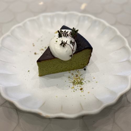 有機抹茶バスクチーズケーキ（グルテンフリー）