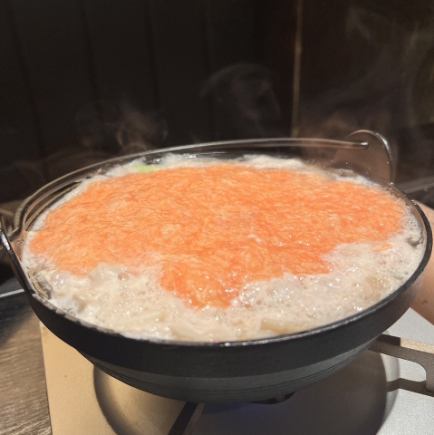 All-you-can-drink included ◆ Hot pot course with "Mentaiko Tororo Hot Pot" ◆ 8 dishes including 3 kinds of local chicken and Tsukimi Tsukune (chicken meatballs) 5000 yen → 4000 yen