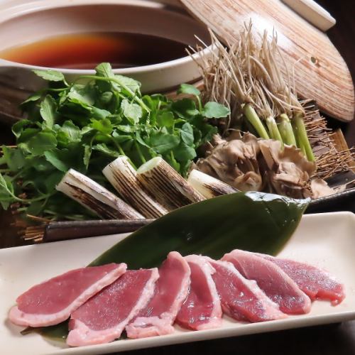 仙台鴨せり鍋始めました♪