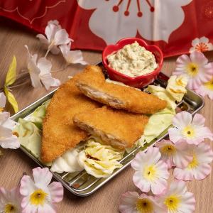 Fried white fish