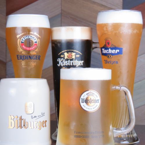 本場のドイツ樽生ビール！
