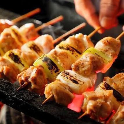 炭火焼料理を堪能あれ!