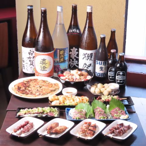 炭火焼きや自慢のお酒で、ワイワイ楽しい宴会を!