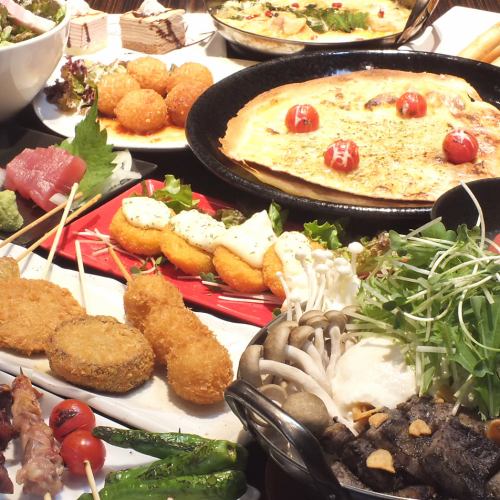 コースは全て食べ飲み放題