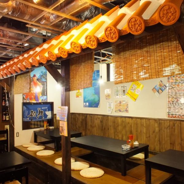 【ゆっくりくつろげるお座敷☆】靴を脱いでほっこり楽しめるお座敷♪歓送迎会、女子会や仲間内の飲み会などで是非ご利用下さい。