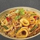 レモングラスレモンソース炒めイカ