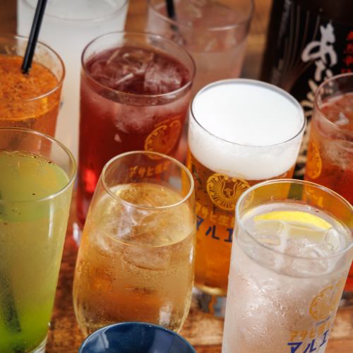 単品飲み放題有り！