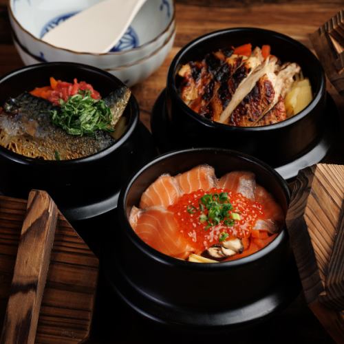自慢の天ぷらや釜飯