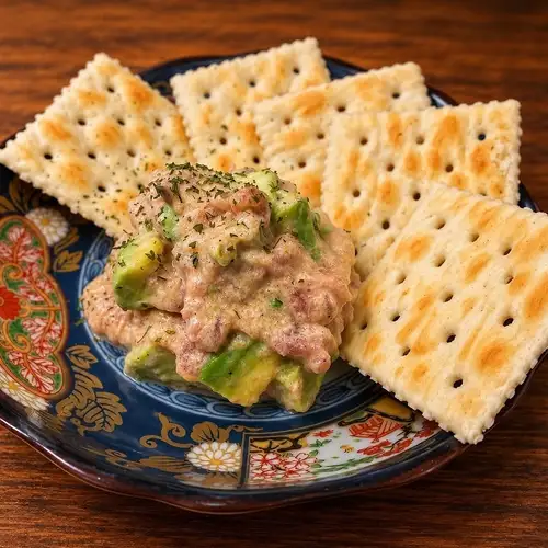 ねぎとろとアボカドのタルタル