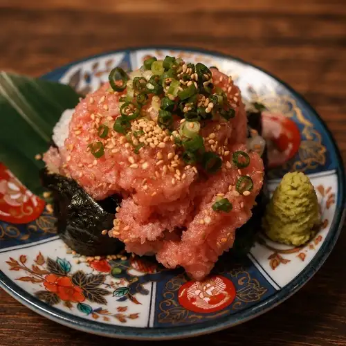 ねぎとろのあて巻き
