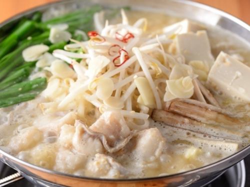 The motsu-nabe that the store owner is particular about from dashi is exquisite