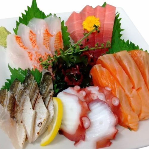 鮮度抜群！『仕立屋自慢の5点盛』とれたての海の幸をそのままに