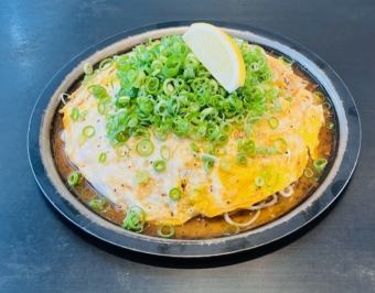 Green onion salt sauce! Setouchi lemon okonomiyaki