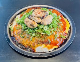 Hiroshima oyster okonomiyaki